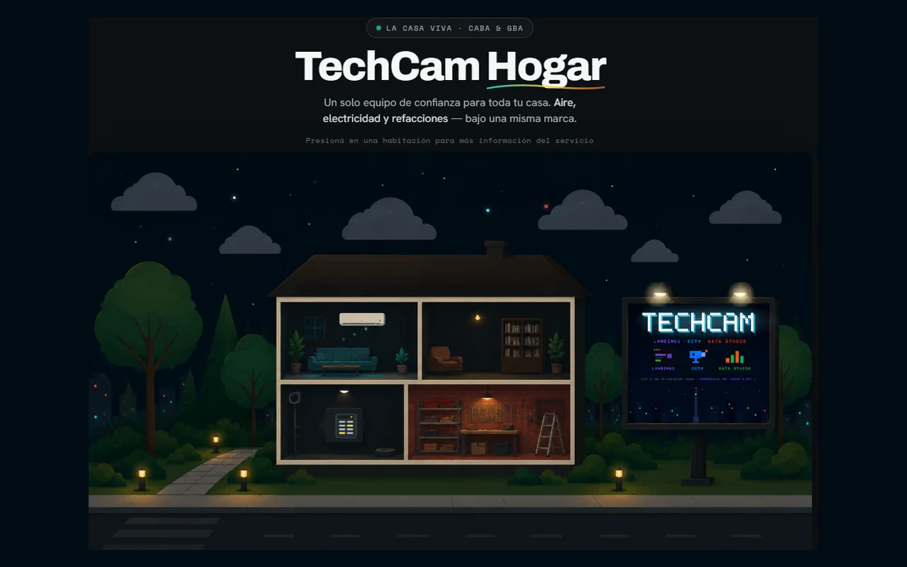 Portada de TechCam Hogar